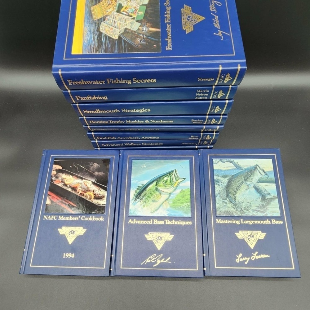 North American Fishing Club NAFC 13 Book Lot Hardcover New Old Stock Library Set - Picture 7 of 12
